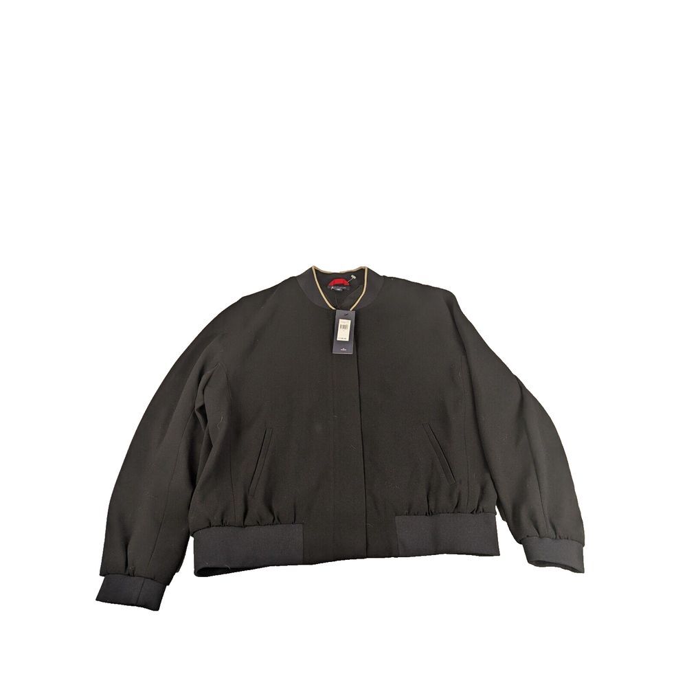 TOMMY HILFIGER LIGHTWEIGHT SOFT SHELL BOMBER JACKET Black 14 NWT